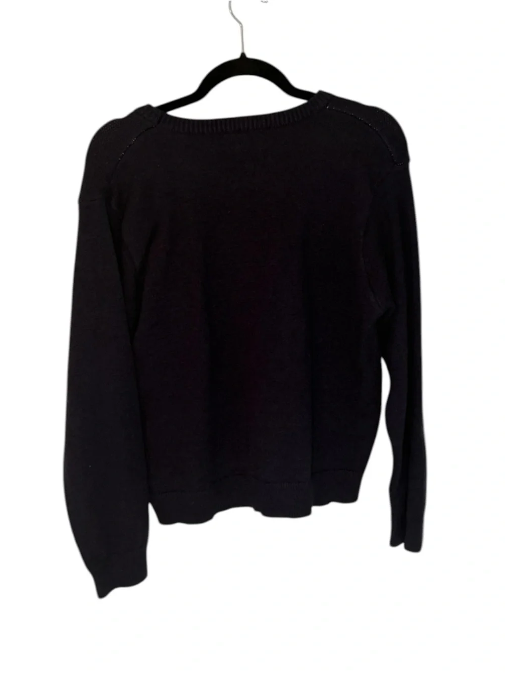 She + Sky Navy Bow Sweater - Picture 5 of 5